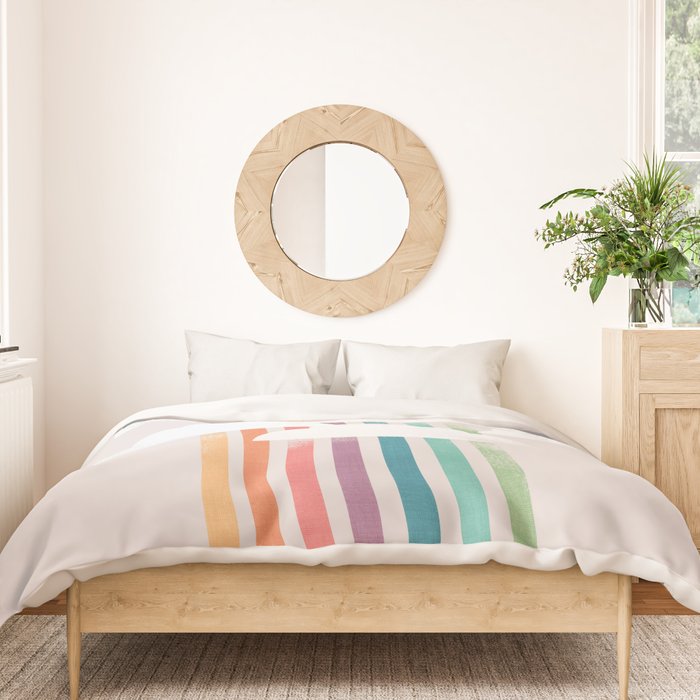 Colorful rain Duvet Cover Gallery Image 3