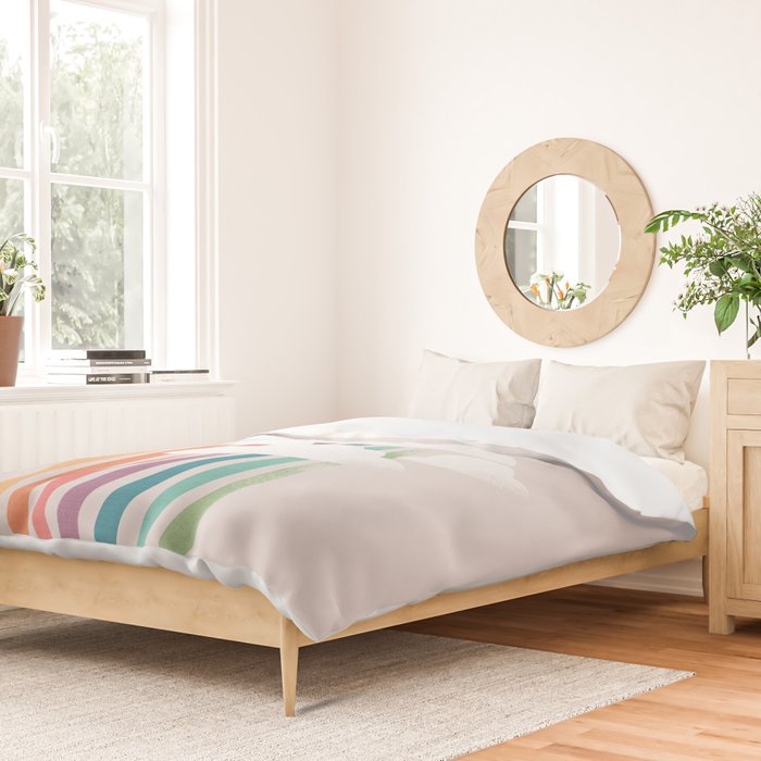 Colorful rain Duvet Cover Gallery Image 2
