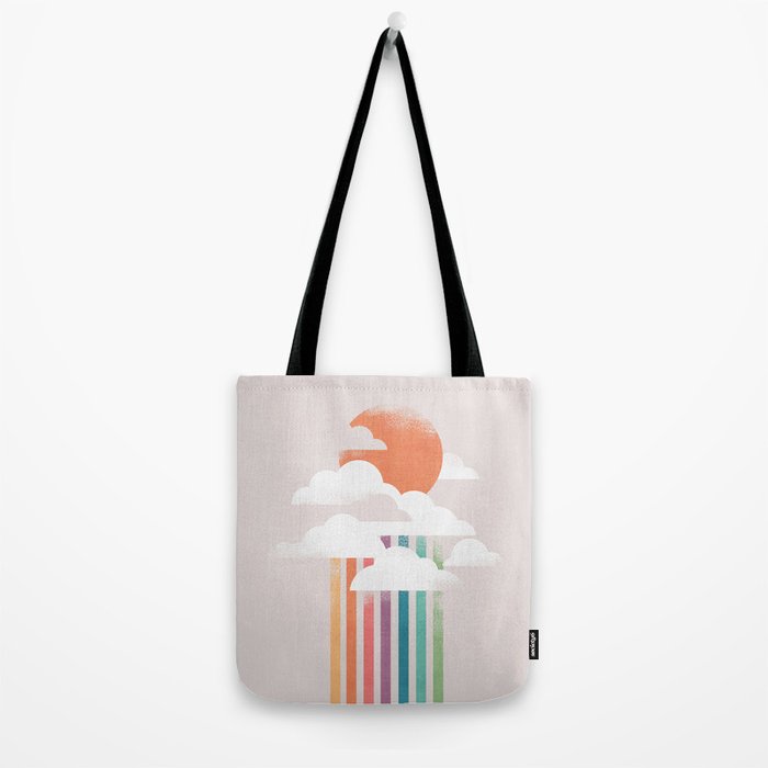 Colorful rain Tote Bag Gallery Image 2