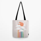 Colorful rain Tote Bag Gallery Image 2
