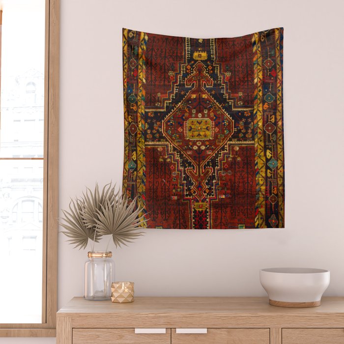 Moroccan Heritage Design Wall Tapestry Gallery Image 2