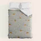 calming essentials Natural flow meadow misty Comforter Gallery Image 6