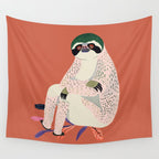 Just Slothin' Around Wall Tapestry Gallery Image 4