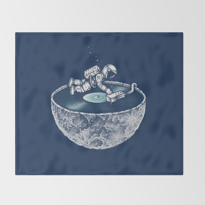 Space Tune Throw Blanket Gallery Image 2