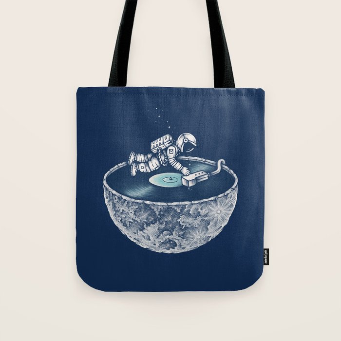 Space Tune Tote Bag Gallery Image 1