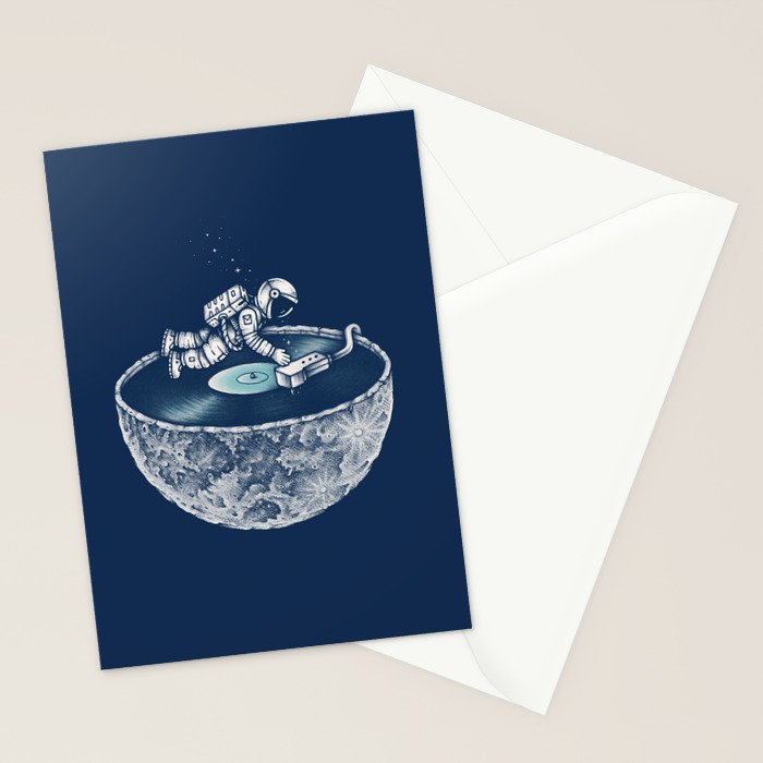 Space Tune Stationery Card Gallery Image 2