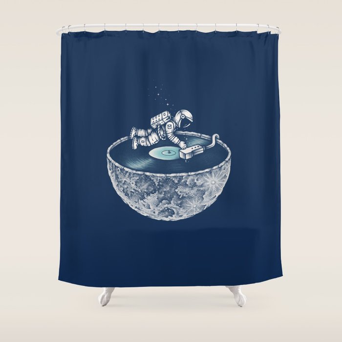 Space Tune Shower Curtain Gallery Image 1