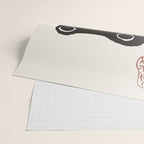 Matsumoto Hoji Japanese Grumpy Frog Art Print Wrapping Paper Gallery Image 2