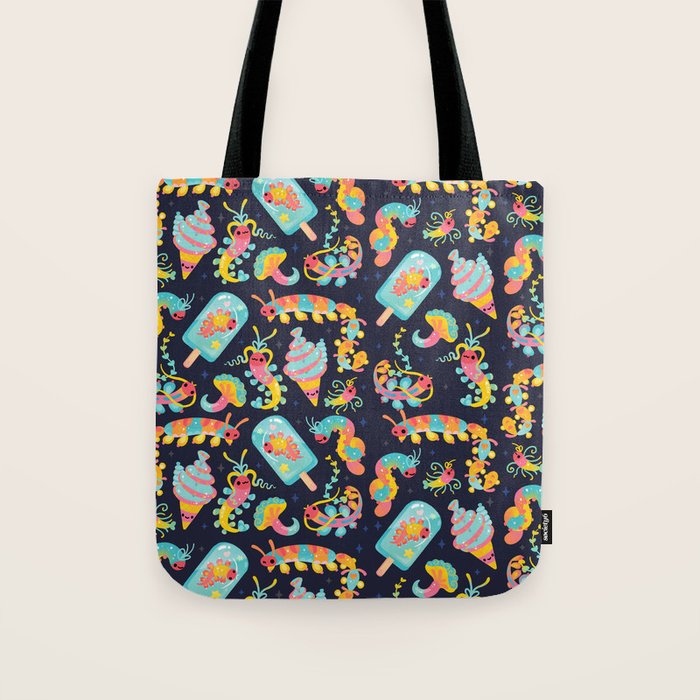 Jelly Polychaete worm - dark Tote Bag Gallery Image 1