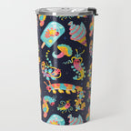 Jelly Polychaete worm - dark Travel Mug Gallery Image 2