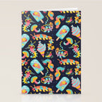 Jelly Polychaete worm - dark Stationery Card Gallery Image 2