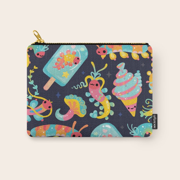 Jelly Polychaete worm - dark Carry All Pouch Gallery Image 1