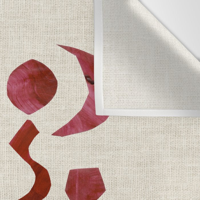 Crimson Dream In Cream Wall Tapestry Gallery Image 3