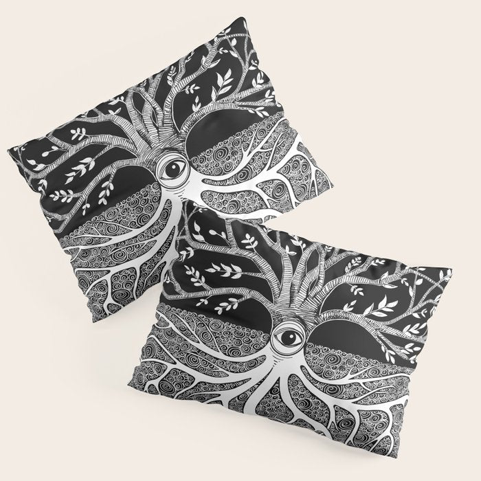 Druid Tree of Life Pillow Sham Gallery Image 1
