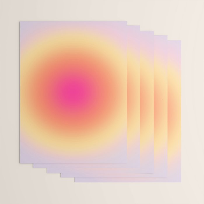Gradient Sunset Wrapping Paper Gallery Image 3