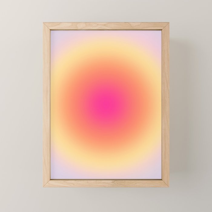 Gradient Sunset Mini Art Print Gallery Image 1