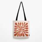 Nature Leaf Cutouts III: Terracotta Edition | Mid-Century Henri Matisse Series Tote Bag Gallery Image 2
