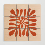 Nature Leaf Cutouts III: Terracotta Edition | Mid-Century Henri Matisse Series Wood Wall Art Gallery Image 1