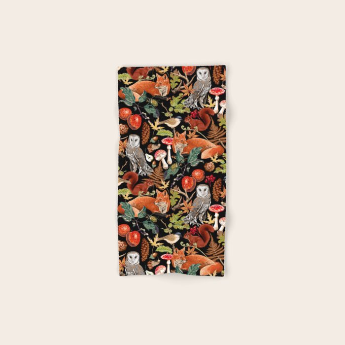 AUTUMN WOODLAND Bath Towel Gallery Image 1