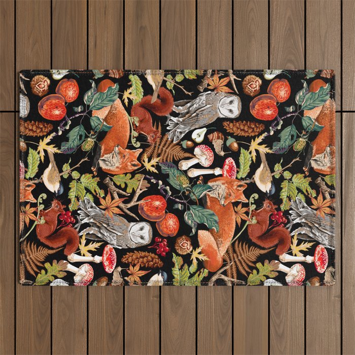 AUTUMN WOODLAND Outdoor Rug Gallery Image 1