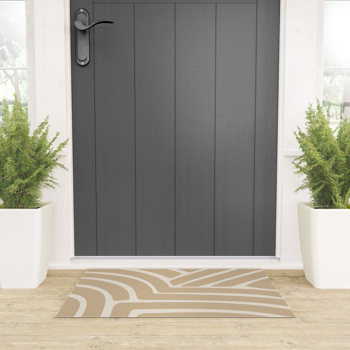 Abstract Stripes LXXXIII Welcome Mat Gallery Image 3