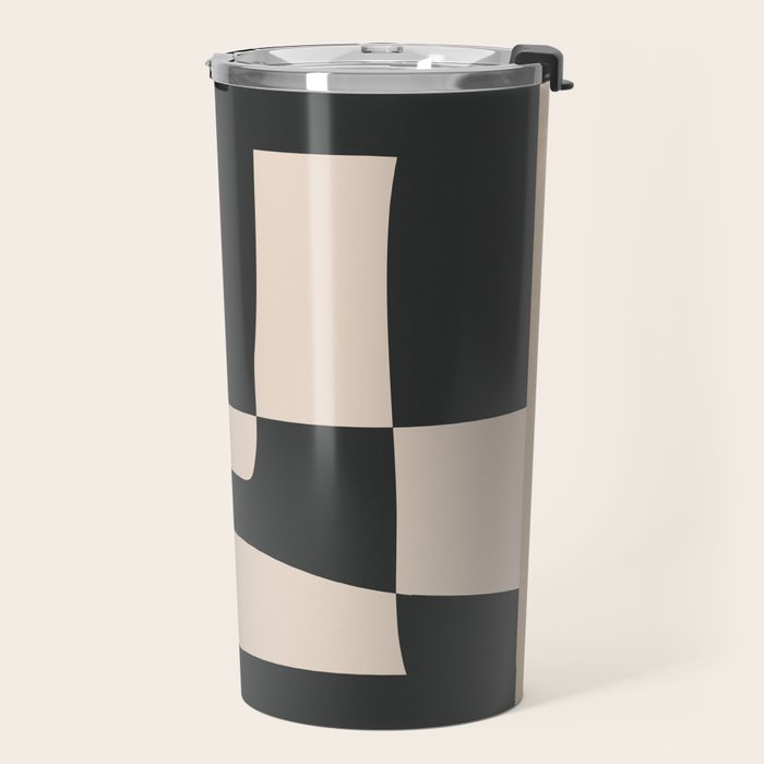 Modern Abstract Minimal Art 3 Travel Mug Gallery Image 2