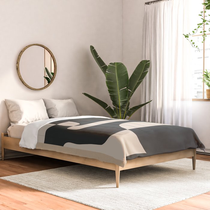 Modern Abstract Minimal Art 3 Comforter Gallery Image 2
