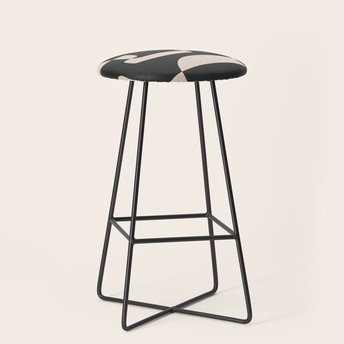 Modern Abstract Minimal Art 3 Stool Gallery Image 1