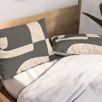 Modern Abstract Minimal Art 3 Pillow Sham Gallery Image 2