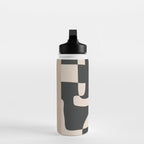 Modern Abstract Minimal Art 3 Water Bottle Gallery Image 3
