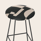 Modern Abstract Minimal Art 3 Stool Gallery Image 2