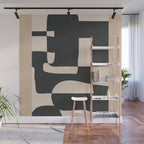 Modern Abstract Minimal Art 3 Wall Mural Gallery Image 1