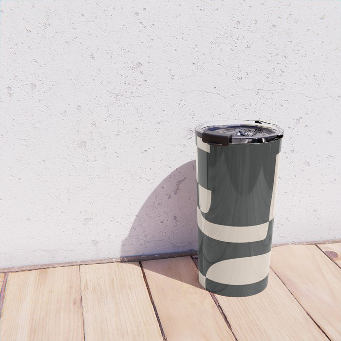 Modern Abstract Minimal Art 3 Travel Mug Gallery Image 4