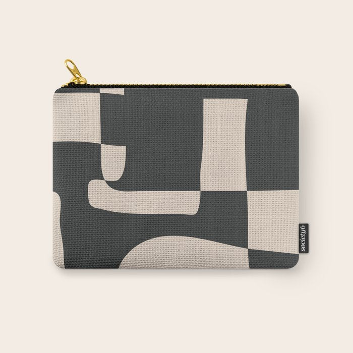 Modern Abstract Minimal Art 3 Carry All Pouch Gallery Image 1