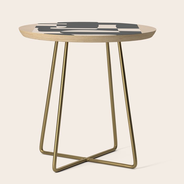 Modern Abstract Minimal Art 3 Side Table Gallery Image 1