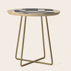 Modern Abstract Minimal Art 3 Side Table Gallery Image 1