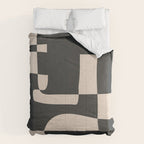 Modern Abstract Minimal Art 3 Comforter Gallery Image 6