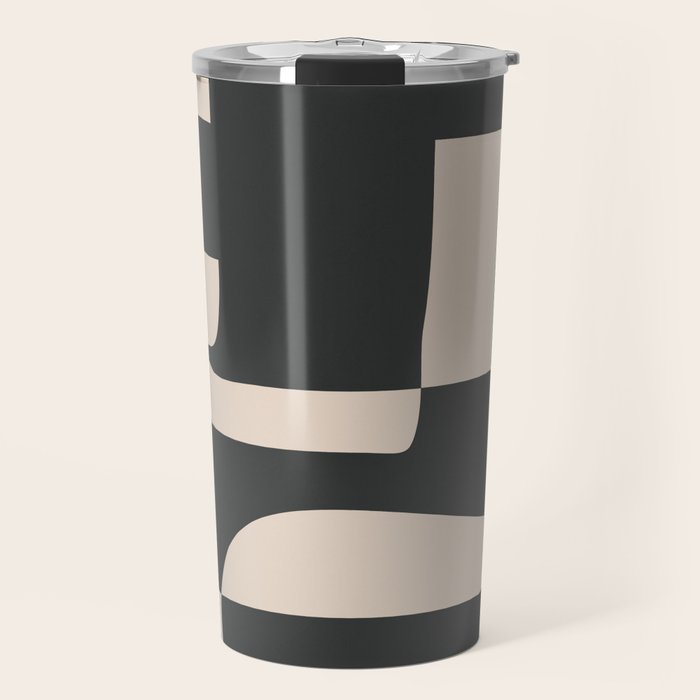 Modern Abstract Minimal Art 3 Travel Mug Gallery Image 1