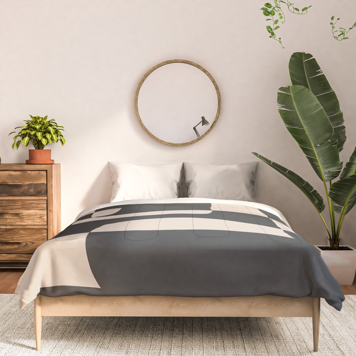 Modern Abstract Minimal Art 3 Comforter Gallery Image 3