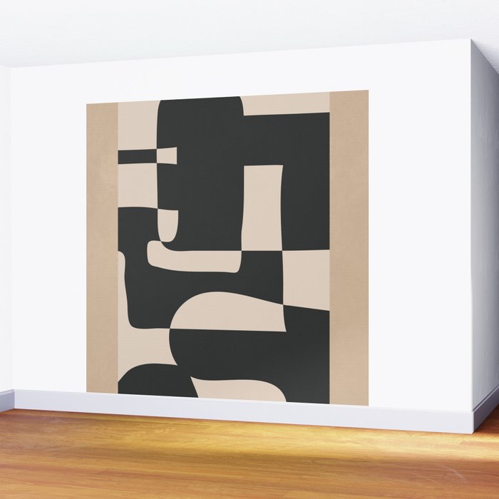 Modern Abstract Minimal Art 3 Wall Mural Gallery Image 2