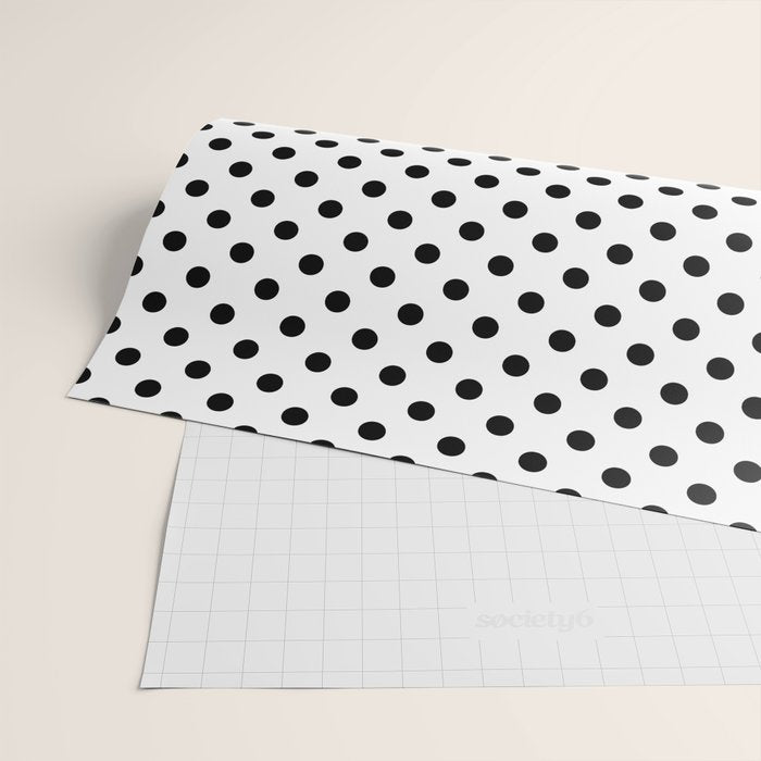 Black and white polka dots 1. Wrapping Paper Gallery Image 2