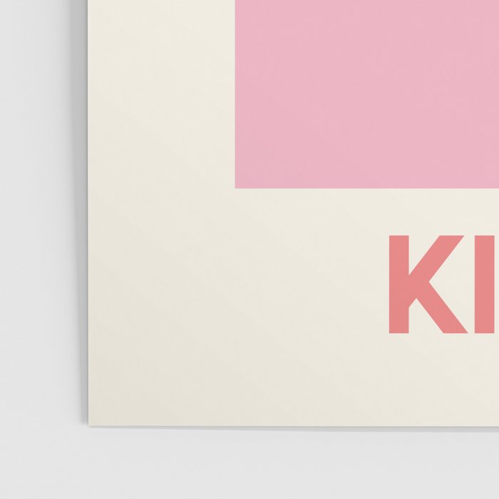 Bisous Kiss Red Lips Poster Gallery Image 3