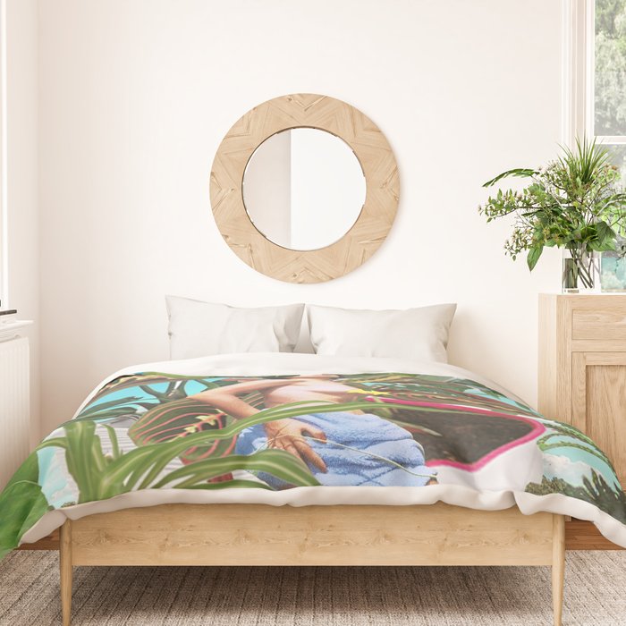 Plants are my real friends Duvet Cover Gallery Image 3