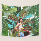 Plants are my real friends Wall Tapestry Gallery Image 4