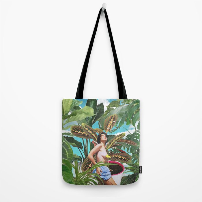 Plants are my real friends Tote Bag Gallery Image 2