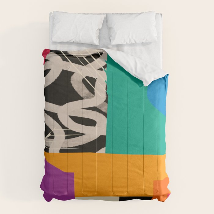 Mid Century Collage | PATTERN 07: The Retro Edition Comforter Gallery Image 1