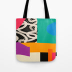 Mid Century Collage | PATTERN 07: The Retro Edition Tote Bag Gallery Image 1