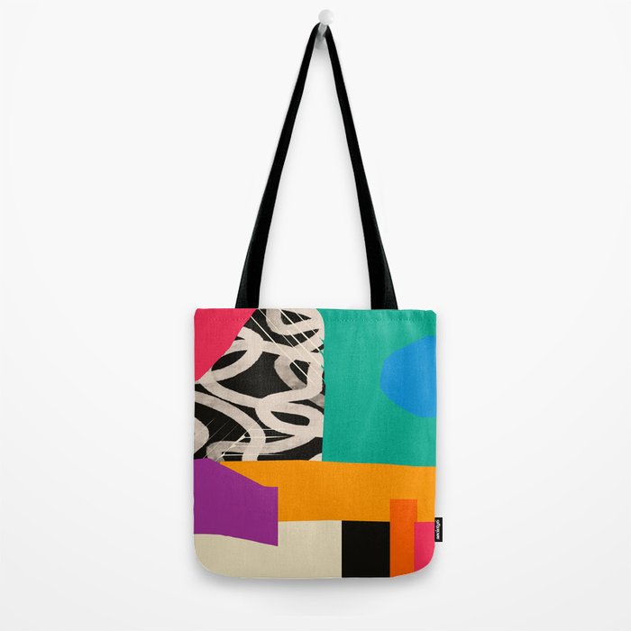 Mid Century Collage | PATTERN 07: The Retro Edition Tote Bag Gallery Image 2