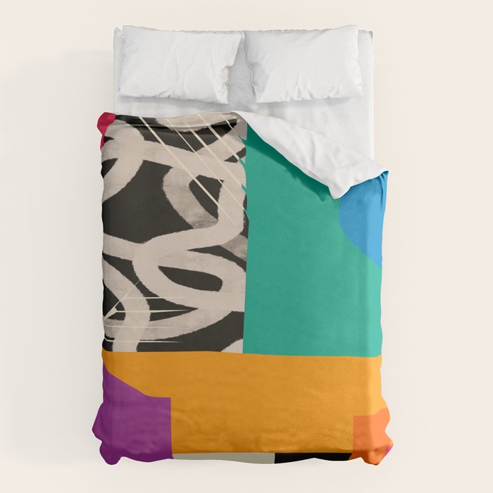 Mid Century Collage | PATTERN 07: The Retro Edition Duvet Cover Gallery Image 6