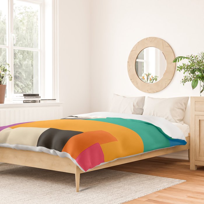 Mid Century Collage | PATTERN 07: The Retro Edition Duvet Cover Gallery Image 2
